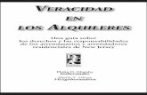 VERACIDAD EN LOS ALQUILERES - The Official Web Site for ... · VERACIDAD EN LOS ALQUILERES Una guía sobre los derechos y las responsabilidades de los arrendatarios y arrendadores
