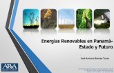 Energías Renovables en Panamá- Estado y Futuro · Establece un Escenario de Referencia en el cual más del 70% de la capacidad instalada y de la producción de energía en el 2070