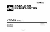 YZF-R1 - maneco.com.ar · Catálogo de Repuestos, serán anunciados en las Informaciones de Recambios. Es recomendable que se hagan las correcciones necesarias en el Catálogo de