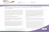 Violencia contra las mujeres emprendedoras las mujeres en ... ·  |  Publicado por Deutsche Gesellschaft für Internationale Zusammenarbeit (GIZ) GmbH