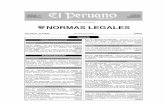 Cuadernillo de Normas Legales - gacetajuridica.com.pe · porcino vivo, semen y embriones de origen porcino procedentes de Cuba, ... del Banco de la Nación a la República de Panamá