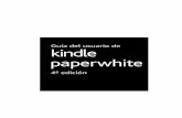 Guía del usuario de Kindle Paperwhite, 4ª edición 2 · En la parte superior de la pantalla de Inicio, podrás ver indicadores que te informarán acerca del estado del Kindle Paperwhite.