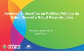 Avances y desafíos en Política Pública de Salud Sexual y ... coloquio SSySR FINAL 2.pdf · Avances y desafíos en Política Pública de Salud Sexual y Salud Reproductiva Ministerio