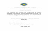 UNIVERSIDAD CENTRAL DEL ECUADOR - dspace.uce.edu.ec · Inmuebles con Cláusula Penal sustentados en el Código Civil Ecuatoriano producen Efectos Jurídicos, en la Administración