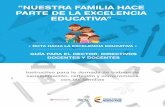 “NUESTRA FAMILIA HACE PARTE DE LA EXCELENCIA …aprende.colombiaaprende.edu.co/ckfinder/userfiles/files/Guia taller... · análisis y re˜exión acerca de los procesos y resultados