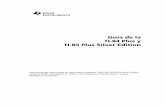 Guía de la TI-84 Plus y TI-84 Plus Silver Edition · radio unidad y de la función seno ... Uso de ecuaciones paramétricas: Problema de la noria ..... 324 Comprobación del Teorema