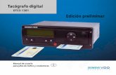 Manual Usuario Siemens VDO - tallereslaconcepcion.com · El tacógrafo digital DTCO 1381, con sus com-ponentes del sistema, es un aparato de con-trol que se ha fabricado con arreglo