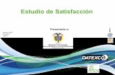 Estudio de Satisfacción - mintic.gov.co · resultados de las mediciones del grado de satisfacción, calidad del servicio, y calidad de la ... Prueba producto Posicionamiento Promo