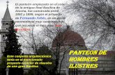 PANTEON DE HOMBRES ILUSTRES - amnesiainternational.net · vida pública como defensores del régimen ... gradas se levanta un cuerpo ... mientras una rama de olivo cubre toda la hoja