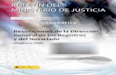 BOLETÍN DEL MINISTERIO DE JUSTICIA · adoptiva sin cambio del lugar de nacimiento se solicite el traslado de la inscripción al Registro Civil del domicilio de los padres adoptivos.