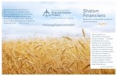 Shalom Financiero - crcna.org · la salud emocional, física, mental, espiritual y financiera. Para satisfacer estas necesidades, hemos lanzando ... Los pastores que envían a sus