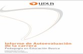 Informe de Autoevaluación de la carrera - educacion-udla.cl · para asegurar la calidad de la formación impartida en el marco del Plan Estratégico de la Facultad y de la Universidad.