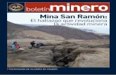 Mina San Ramón - Sociedad Nacional de Minería – Chile · NúMERO 1247 PáGINA 02 boletínminero tronadura “Han aumentado los riesgos inflacionarios y las expectativas de inflación