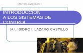INTRODUCCIÓN A LOS SISTEMAS DE CONTROLisidrolazaro.com/wp-content/uploads/2018/05/CAPITULO-1-CONTROL-ANA... · VIRGIN GALACTIC ABRE LOS VIAJES AL ... Despertador de Platón (378