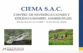 Presentación de PowerPointiimp.org.pe/pptjm/jm20150312_ciema.pdf · de 444 de estos pasivos ambientales distribuidos en las Áreas de «El Sinchao» y «Hualgayoc ...
