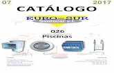 CATÁLOGO - eurosursanlucar.com 026_1.pdf · Modelo monofásico con condensador y protector térmico. Código Denominación Articulo Udes/Caja 350508 MOTOR 0.75 CV. 10.000 L/H ECO