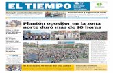 PREGUNTA DE LA SEMANA: Plantón opositor en la zona norte duró más de …media.eltiempo.com.ve/EL_TIEMPO_VE_web/66/diario/docs/... · 2017-05-17 · có la manera de pasar el rato.