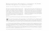 Representación descriptiva y sustantiva: la doble brecha ...mexicanadesociologia.unam.mx/docs/vol75/num3/v75n3a3.pdf · y proyectos de ley con orientación de género. Aunque el