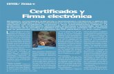 Certificados y Firma electrónica - socinfo.infosocinfo.info/contenidos/pdf24/p10-20y37-41firma.pdf · CERES e IZENPE, el Ministerio de Fomento, el Parlamento Vasco, las ... relaciones