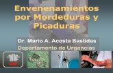 Envenenamientos por Mordeduras y Picaduras · INP Envenenamiento por Picaduras y Mordeduras Caso 1: “Mordedura por Serpiente” Niño de 8 años, atacado accidentalmente por una