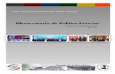 Observatorio de Política Exteriorcentrogilbertobosques.senado.gob.mx/docs/OPE_011.pdf · relacionada con el comercio de atún y el etiquetado dolphin-safe 10 Se lleva a cabo la primera