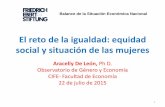 Situación Económica de las mujeres en Panamáfesamericacentral.org/files/fes-america-central/actividades/panama... · Joseph Stiglitz, Premio Nobel de Economía “Debemos empezar