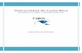 Universidad de Costa Rica - Inglés a Distancia de matricula Distancia... · LM -2004 Francés básico II ... realizar el examen de admisión y cumplir con otros requisitos, normas