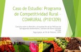 Caso de Estudio: Programa de Competitividad Rural COMRURAL ... · a NAS 2: Trabajo y Condiciones Laborales a NAS 3: Eficiencia en el uso de los Recursos y Prevención y Gestión de