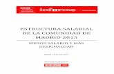 ESTRUCTURA SALARIAL DE LA COMUNIDAD DE MADRID 2015 · s el pasado mes de junio por el INE, ... La encuesta Anual de Estructura Salarial 2015 Nacional de Estadídtica) (Modelo 190)