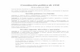 Constitución política de 1938comisiondeconstitucion2002-2003.awardspace.com/cpehistoria/... · Artículo 5.-La esclavitud no existe en Bolivia. No se reconoce ningún género de