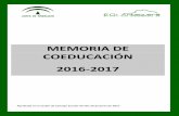 MEMORIA DE COEDUCACIÓN 2016-2017 - eoiantequera.com · momento y situación para desarrollar en el alumnado actitudes de igualdad a través de ... Para el Día Mundial del Libro