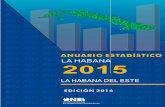ANUARIO - one.cu Habana/Municipios/06 La Habana del Este.pdf · Mayor elevación: Alturas de Bejucal Madruga - Limonar cuya mayor elevación son las Tetas de Managua ... A partir