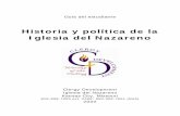 Historia y política de la Iglesia del Nazareno · na y de Educación, adoptó el MTP como estrategia integral para la preparación de los nuevos ministros hispanos-latinos en Estados