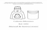 Calienta Biberones - Puericultura. Productos para bebes ...innovacionesms.com/pdf-instrucciones/calienta-biberon.pdf · Se utiliza para mantener la leche o el agua a una temperatura