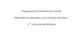 Programación Didáctica de Aula de Matemáticas aplicadas a ...iespintorantoniolopez.org/files/departamentos/Matematicas/Bachill... · IES PINTOR ANTONIO LÓPEZ DEPARTAMENTO DE MATEMÁTICAS