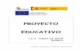 PROYECTO EDUCATIVO - IES Diego de Siloéiesdiegodesiloe.centros.educa.jcyl.es/sitio/upload/PROYECTO_EDUCAT... · 3.3 Objetivos del Proyecto de Dirección 12 3.4 Prioridades para el