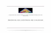 MANUAL DE CONTROL DE CALIDAD - caucruz.com.bo DE CONTROL DE CALIDAD.pdf · El Código de Ética de la Federación Internacional de Contadores IFAC. Normas Internacionales de Información