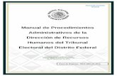 Manual de Procedimientos Administrativos de la Dirección ...transparencia.tecdmx.org.mx/sites/default/files/archivos/art121/01/... · Número de Acuerdo Plenario y Fecha de Aprobación: