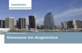 Siemens en Argentina Corporativo... · organizará el servicio de cuidado de la salud en el futuro, ... E.T. Formosa; Ampliación de la E ... y el sistema de automatización