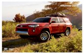 4Runner 2018 | Folleto en español - Toyota Official Site · Para explorar lo desconocido necesitas una gran cantidad de espacio para poder llevar a ... PLEGABLE HASTA QUEDAR PLANO