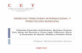 DERECHO TRIBUTARIO INTERNACIONAL Y TRIBUTACIÓN MUNICIPAL - usmp.edu.pe · supuestos taxativos.