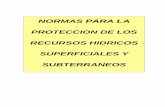 NORMAS PARA LA PROTECCION DE LOS RECURSOS …portaldetramites.cba.gov.ar/doc/MINAAE/Secretaria de Recursos... · • LADRILLO DE MAQUINA, TEJAS, BALDOSAS Y CAÑOS. ... PRECARIA de