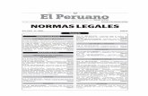 Publicacion Oficial - Diario Oficial El Peruano · evaluación y cumplimiento de la eﬁ cacia y seguridad de ... dejan sin efecto 10 NTP 533059 ... Ordenanza N° 308/MDC.-