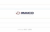 2017 - 2018maico.lat/wp-content/uploads/2017/12/Consulta.pdf · g Modo de intervalo programable. g Modo STAT. g Capacidad de almacenaje de 960 lecturas. g Bateria recargable Li-Ion.