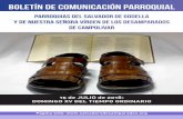 Boletín de Comunicación Parroquial · • Oficinas parroquiales de San Bartolomé y El Salvador. ... Pero el ser humano es demasiado grande para ... PALABRA DEL SEÑOR. La Parroquia