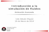 Introducción a la simulación de fluidos - mastergraficos.com · Mecánica computacional de fluidos • Paso 5: Post-procesado gráfico de los resultados cuantitativos para interpretar