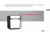HeatMaster - acv.com · PDF fileparámetros MCBA y los códigos de error, ... (ACS) y la calefacción central (CH), ... un código de error: