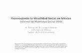 Informe de Movilidad 2015 - El portal único del gobierno ... · Informe de Movilidad Social 2015 Dr. Raymundo M. Campos Vázquez El Colegio de México Twitter: @rmcamposvazquez Este