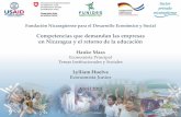 Rentabilidad de la Educación en Nicaragua - funides.comfunides.com/media/attachment/FUNIDES-CompetenciasUPOLI-15-04-2015.pdf · Auditor de control de calidad, Auxiliar contable,