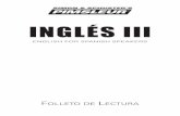 inglÉs iii - Playaway Pre-Loaded Products · Inglés III Introducción En Inglés III hay dieciocho lecciones de lectura. Están grabadas al final del curso. En estas lecciones,